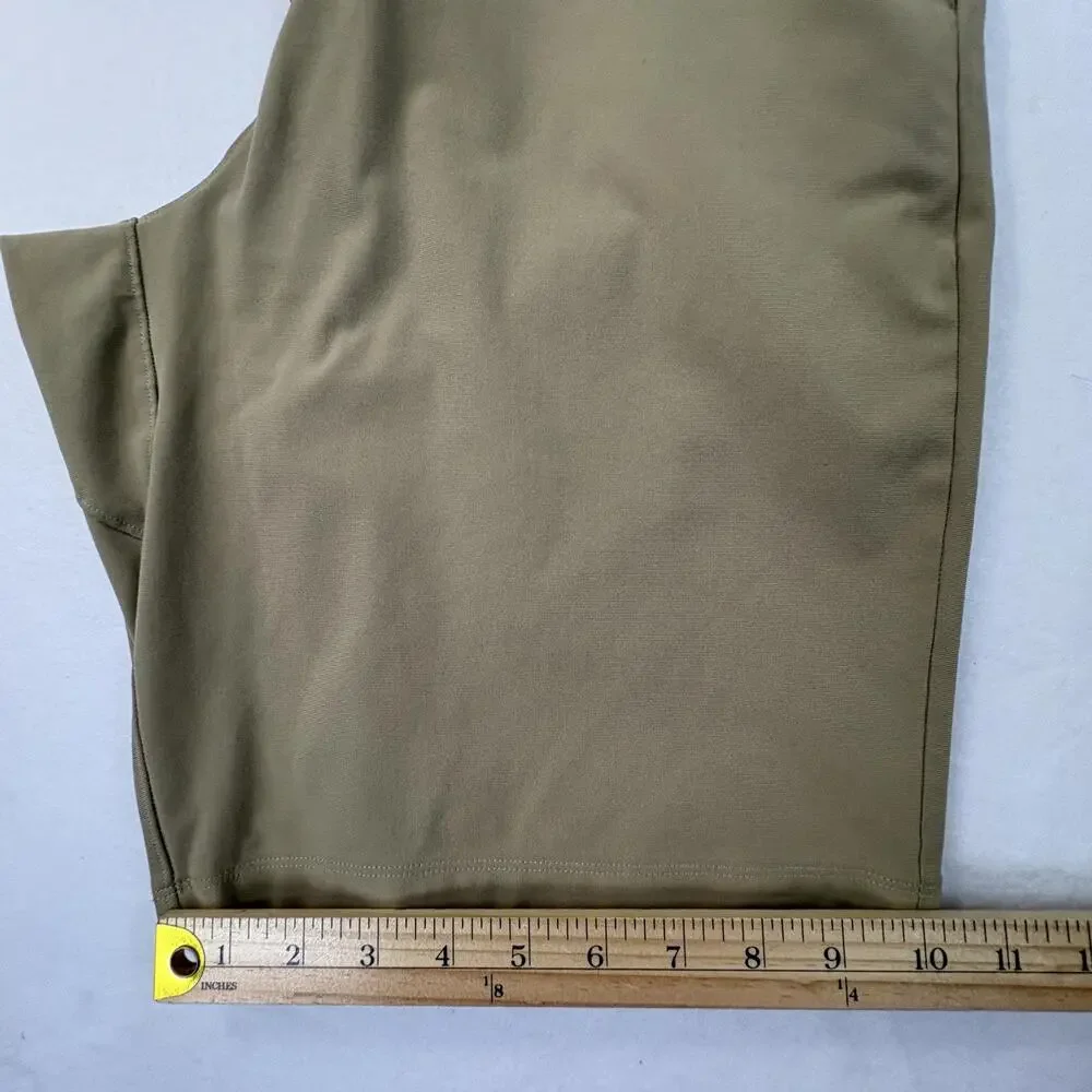Lululemon Commission Relaxed Shorts Mens 32 Khaki Warpstreme 10” Chino